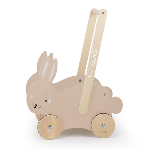 Lauflernwagen Holz - Frau Hase bedruckt | Trixie