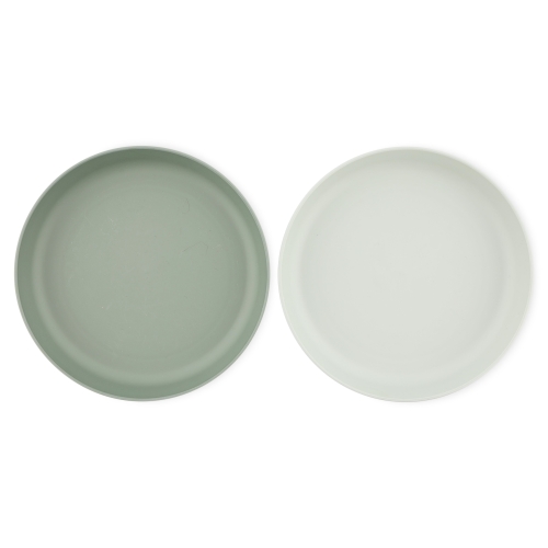 Kinder-Teller PLA 2er Set - Olive | Trixie