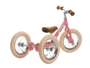 Dreirad 2 in 1 Steel Vintage pink | Trybike