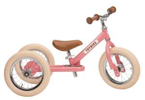 Dreirad 2 in 1 Steel Vintage pink | Trybike