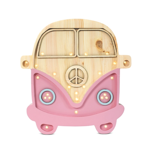 Lampe Van, Holz/pink | Little Lights