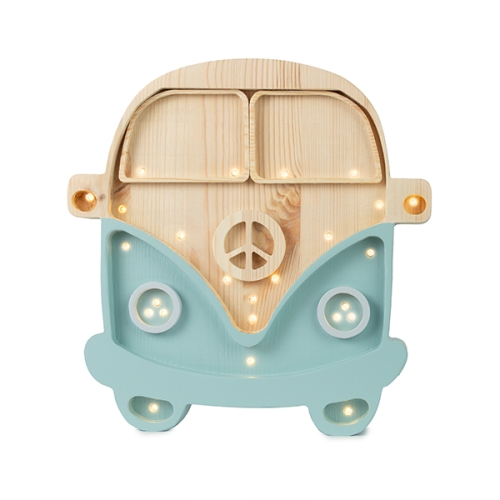 Lampe Van Holz/retroblau | Little Lights