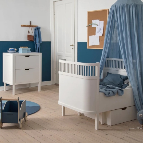 Bett, Baby & Jr. Classic weiß | Sebra