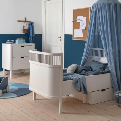 Bett, Baby & Jr. Classic weiß | Sebra