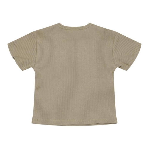 Kurzärmeliges T-Shirt Little Goose, Olive Größe 62 | Little Dutch