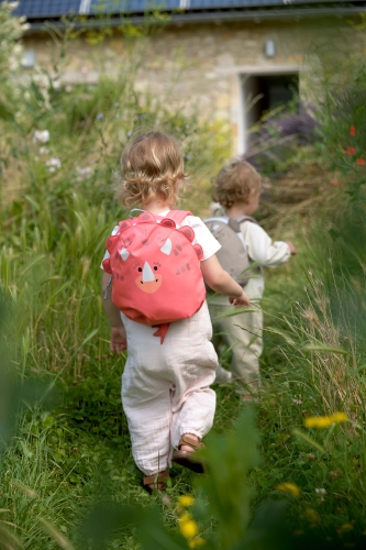 Rucksack Dino mini, rosa | Lässig