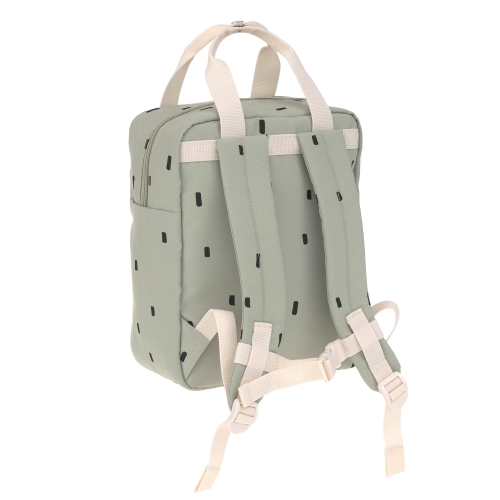 Rucksack Square - Happy Prints, Olive | Lässig