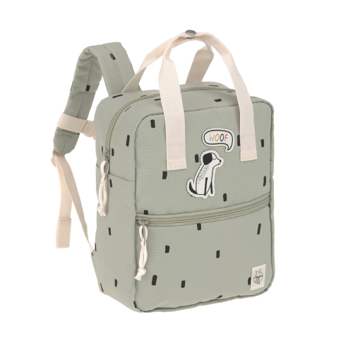 Rucksack Square - Happy Prints, Olive | Lässig