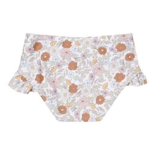 Badehose mit Rüschen, Vintage Little Flowers, Größe 86/92 | Little Dutch