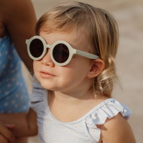 Bikini mit Volants, Daisies Blue, Größe 98/104 | Little Dutch