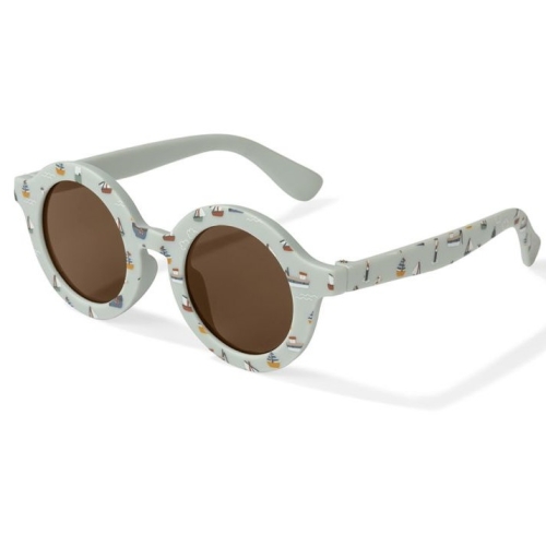 Kindersonnenbrille rund Sailors Bay, blau | Little Dutch