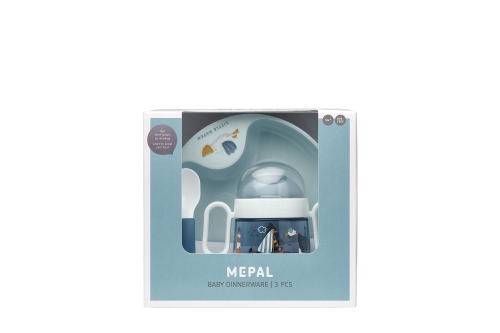 Babygeschirr-Set Mio 3-teilig - Sailors Bay | Mepal x Little Dutch