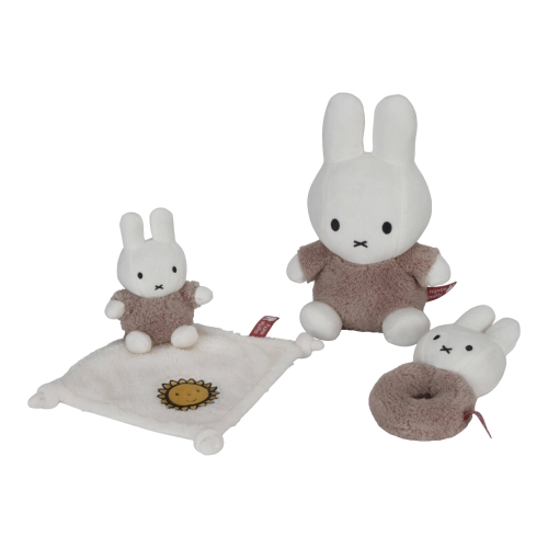 Miffy Fluffy giftset taupe | Tiamo