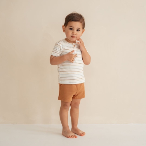 Shorts Vintage Sunny Stripes, Größe 74 | Little Dutch
