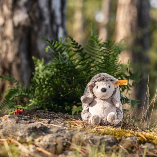 Kuscheltier Igel Hedgy , grau meliert 16 cm | Steiff