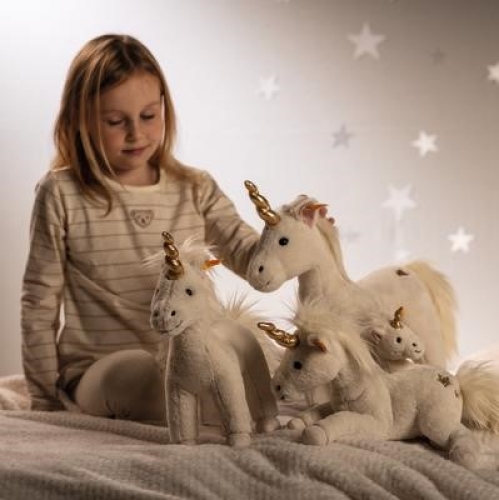 Kuscheltier Einhorn Unica stehend, weiss 27 cm | Steiff