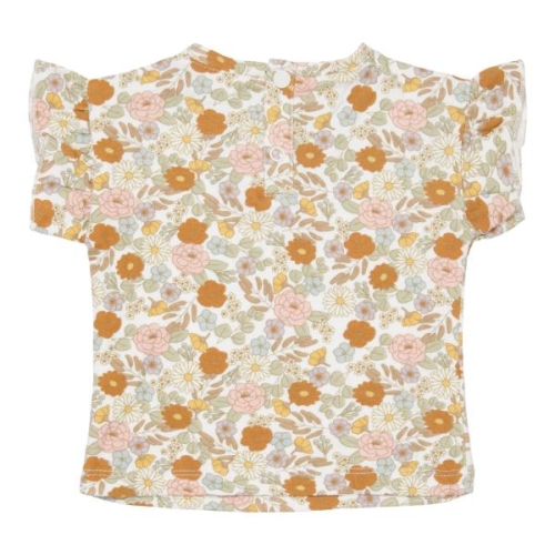 Kurzärmeliges T-Shirt Vintage Little Flowers, Größe 50/56 | Little Dutch