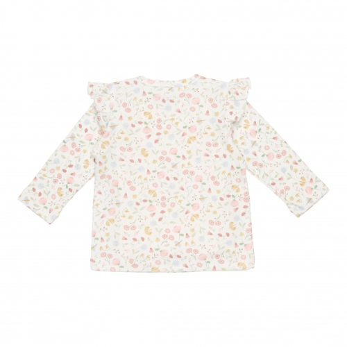 Langarm-Shirt Flowers & Butterflies, Größe 62 | Little Dutch