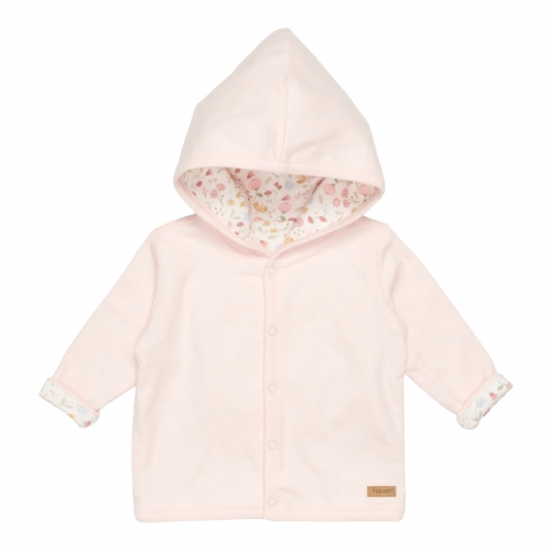 Wendejacke Flowers & Butterflies / Rosa, Größe 62 | Little Dutch