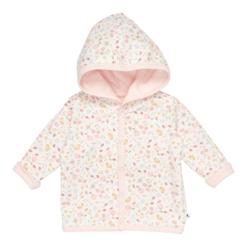 Wendejacke Flowers & Butterflies / Rosa, Größe 62 | Little Dutch