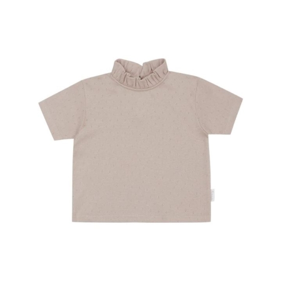 T-Shirt Pointelle - dusty rose / 62/68 | leevje