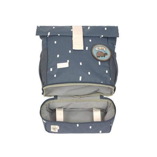 Mini Rolltop-Rucksack Happy Prints Midnight Blue | Lässig