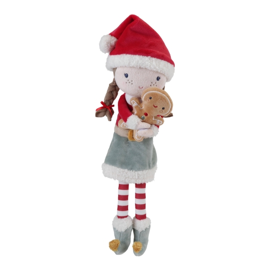 Kuschelpuppe X-Mas Rosa 35 cm | Little Dutch