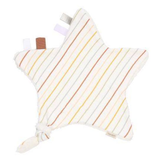 Schnullertuch Stern Vintage Sunny Stripes | Little Dutch