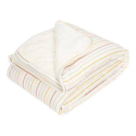 Kinderbettdecke Vintage Sunny Stripes | Little Dutch