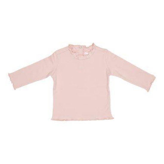 Langarm-Shirt mit Rüschen Rosa, Größe 74 | Little Dutch