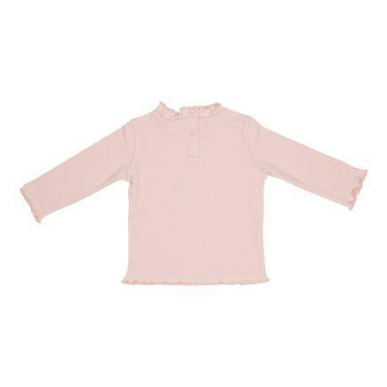 Langarm-Shirt mit Rüschen Rosa, Größe 50/56 | Little Dutch