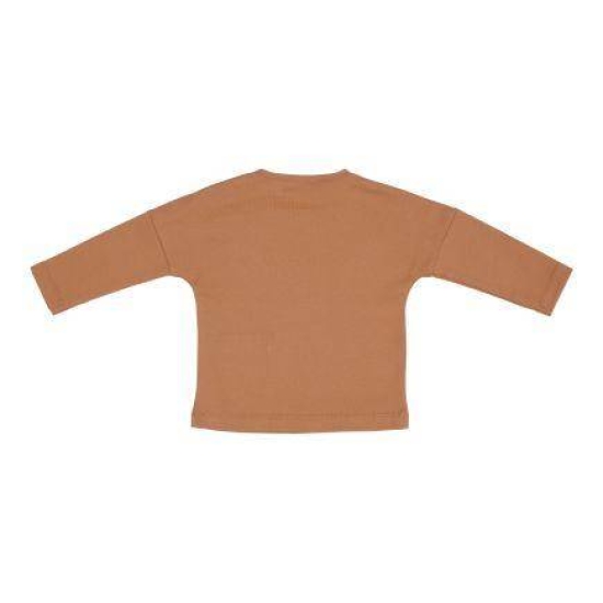 Sweatshirt Vintage Sunny Stripes Almond, Größe 86 | Little Dutch