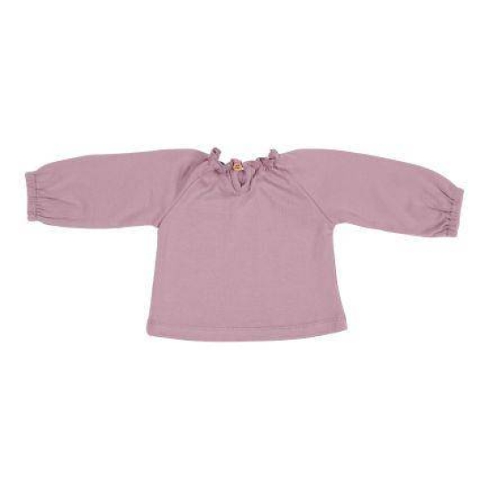 Langarm-Shirt mit Stickerei Vintage Little Flowers Mauve, Größe 68 | Little Dutch