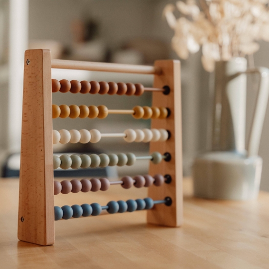 Rechenschieber "Abacus" Vintage - Bedruckt | Little Dutch