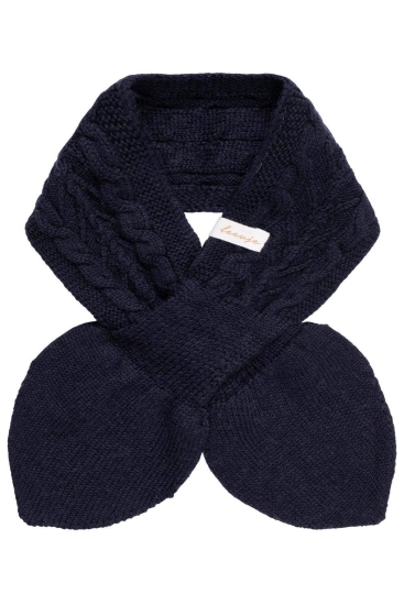 Handschuhe und Schal "Navy" Blau, für Kinder zwischen 0 und 6 Monate | leevje