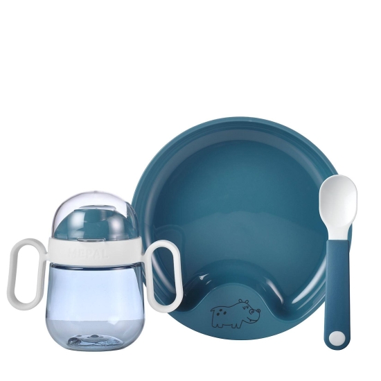 Babygeschirr-Set Mio 3-teilig - Deep Blue | Mepal