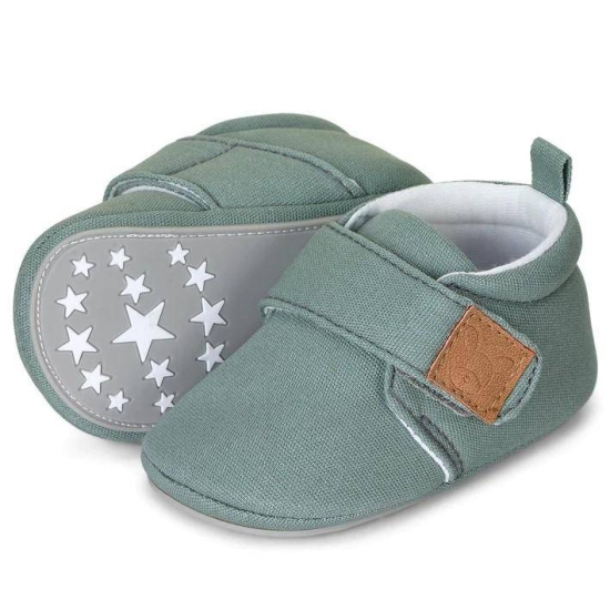 Krabbelschuhe Baby, Größe 17/18, grün | Sterntaler