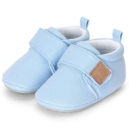 Krabbelschuhe Baby Größe 17/18, hellblau | Sterntaler