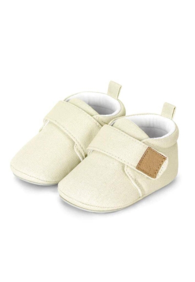 Krabbelschuhe Baby Größe 17/18, beige | Sterntaler