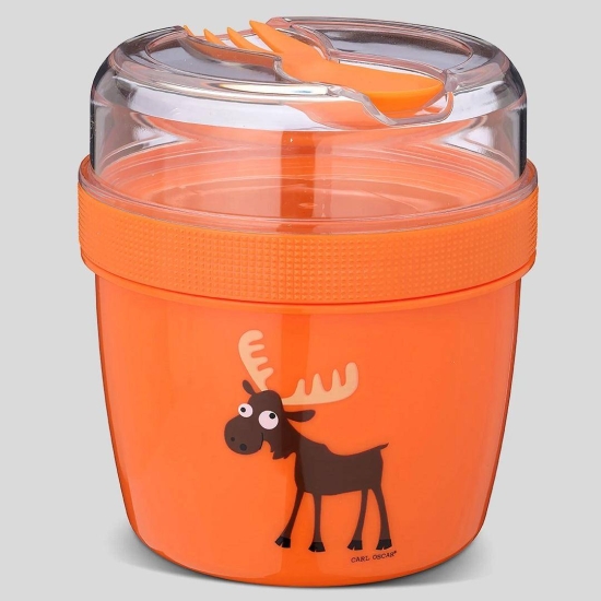 Lunchbox N'ice Cup™ mit Kühlfunktion und Besteck, orange I Carl Oscar