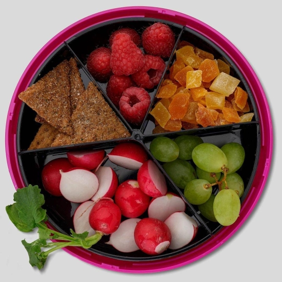 Lunchbox BentoDISC™ mit 5 Fächern, lime I Carl Oscar