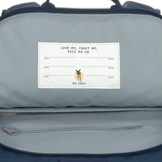 Rucksack Rolltop, navy blau | Lässig