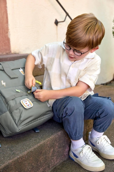 Rucksack Rolltop, grün  | Lässig