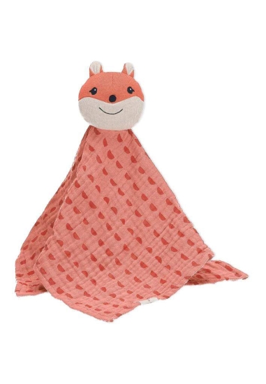 Schnuffeltuch Eichhörnchen Enna, orange | Sterntaler