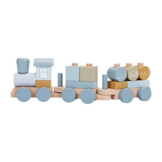 Holz-Zug Ocean blau | Little Dutch