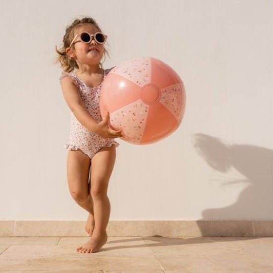 Strandball Little Pink Flowers, 35 cm | Little Dutch