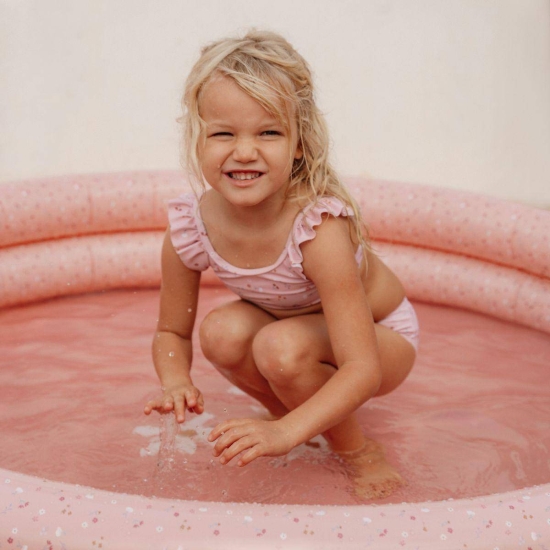 Aufblasbarer Pool Little Pink Flowers, 150 cm | Little Dutch