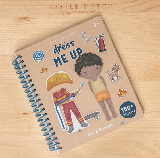 Dress Me Up Stickerbuch - Jim & Friends | Little Dutch