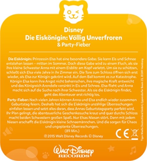 tigercard - Die Eiskönigin - Mit Extra-Hörspiel Special- Edition mit "Party-Fieber" | Tigermedia