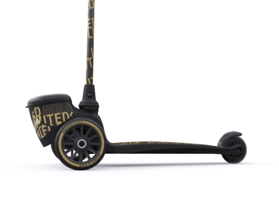 Roller Highwaykick 2, Black & Gold - Gratis personalisiert | Scoot & Ride